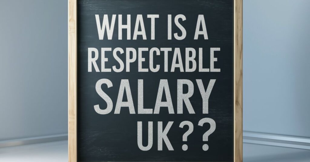 What is a respectable salary UK?