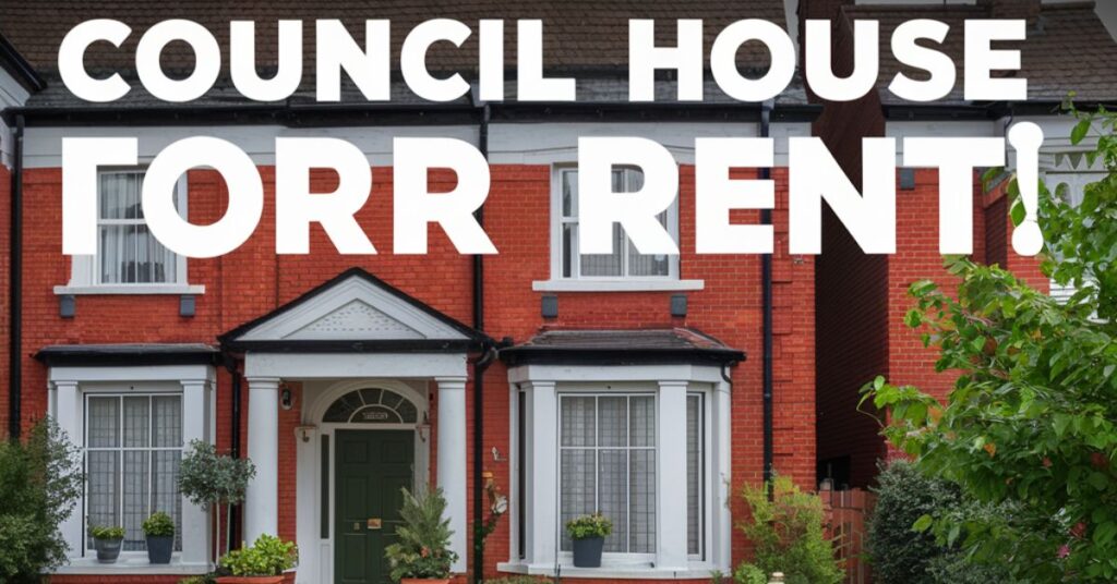 council house for rent